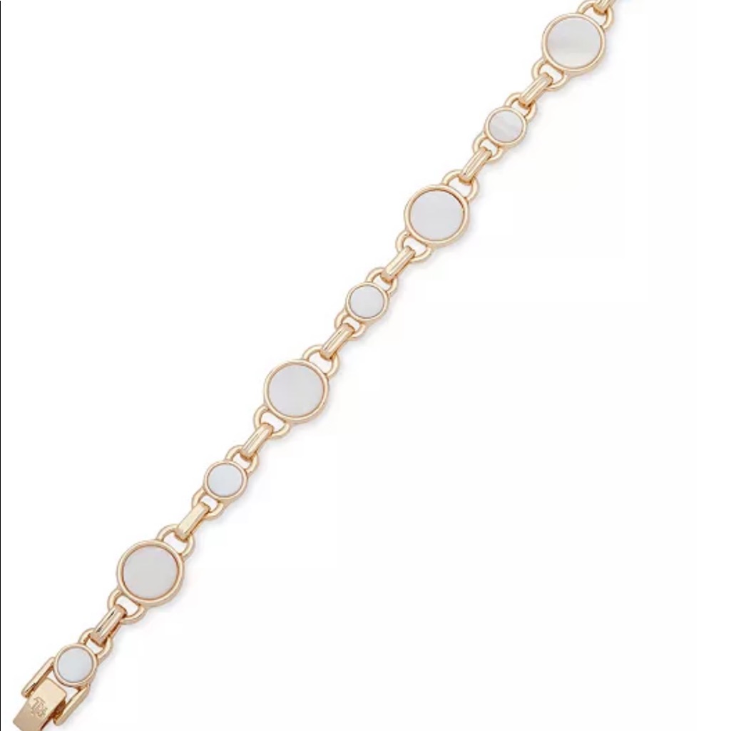 Lauren Ralph Lauren Natural Mother Of Pearl Flex Bracelet 16$